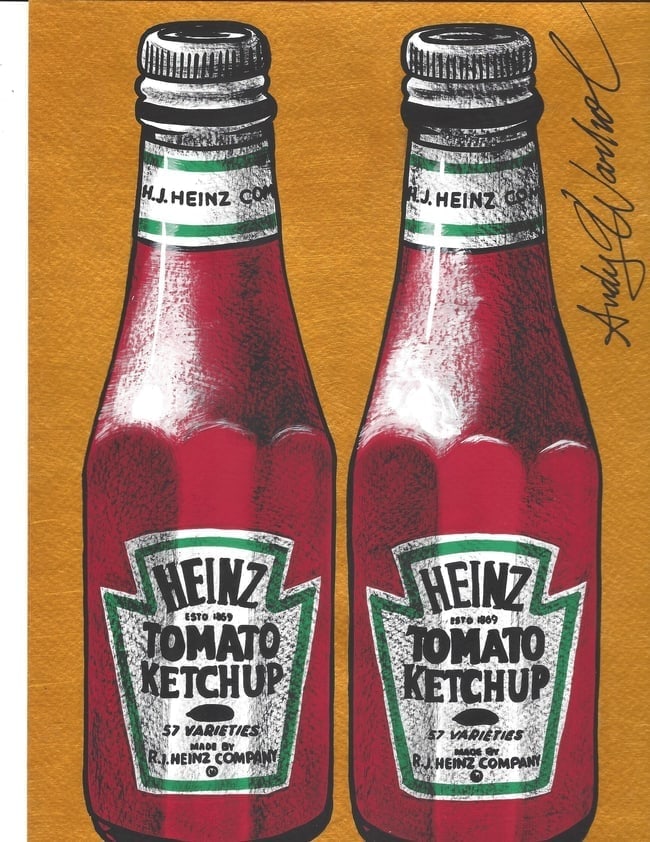 Andy Warhol Mixed Media on Paper: Andy Warhol Mixed Media on Paper. On verso, also stamp. Approx Size: 11 3/4 x 8 1/2 inches. All lots that do not carry established documented provenance nor any past record of auction history record a