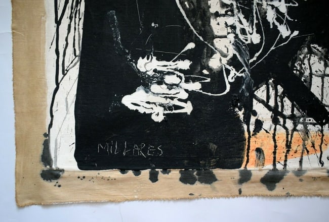 Millares Modern Old 20th Century Art - 3