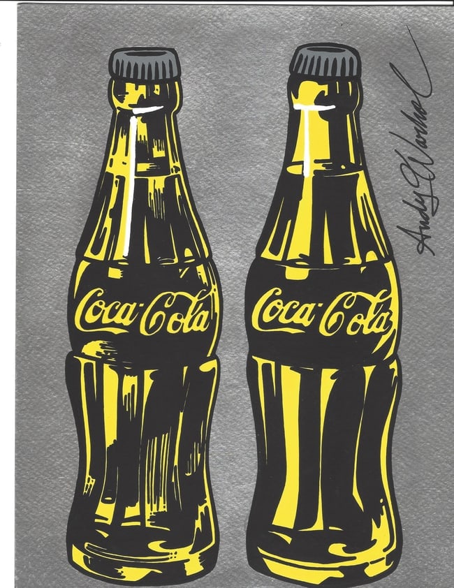 Andy Warhol Mixed Media on Paper (1 of 2)