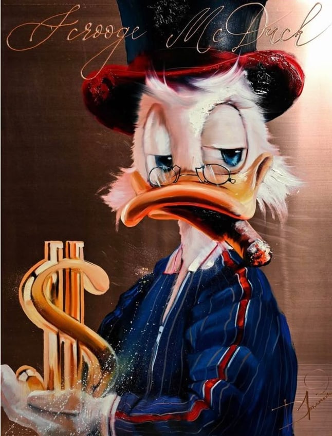 Scrooge Alec Monopoly Pop Art Print: Scrooge Alec Monopoly Pop Art Print size:12 x 17.Paper: Fine art 300 gsm paper embossed .WE OFFER IN-HOUSE SHIPPING VIA USPS PRIORITY MAIL
