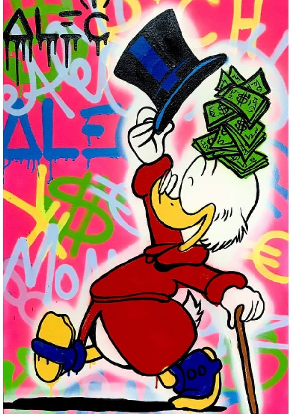 Alec Monopoly Pop Art Print: Alec Monopoly Pop Art Print size:12 x 17.Paper: Fine art 300 gsm paper embossed .WE OFFER IN-HOUSE SHIPPING VIA USPS PRIORITY MAIL