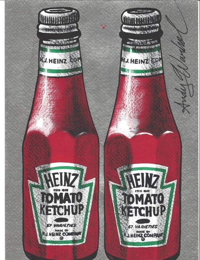 Andy Warhol Mixed Media on Paper. (1 of 1)