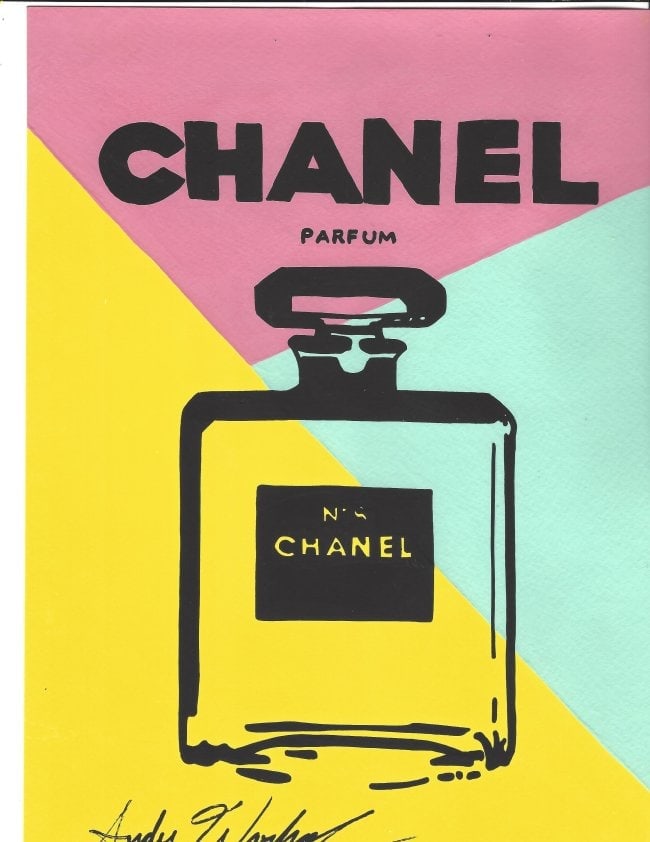 Andy Warhol Mixed Media on Paper (1 of 2)
