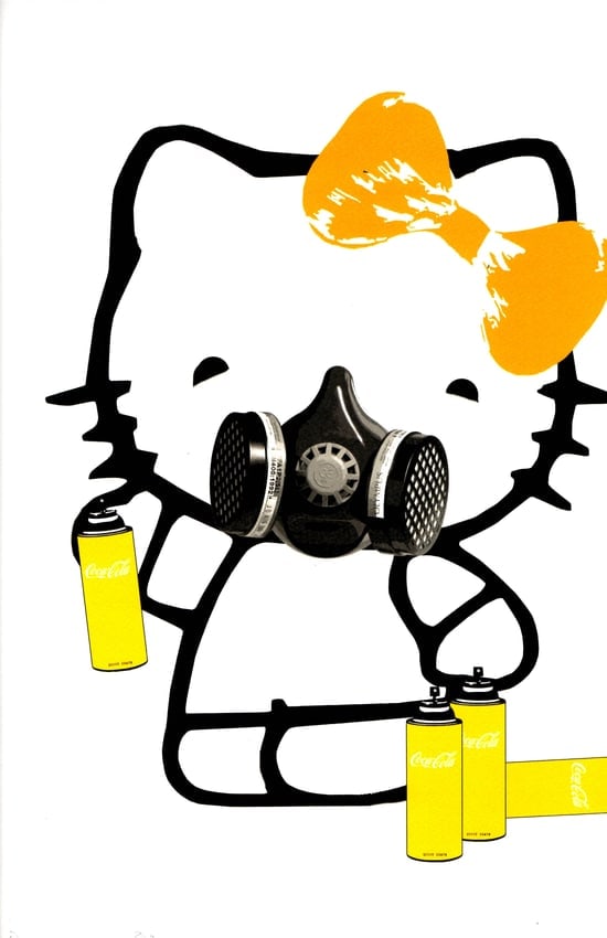 LARGE Signed Graffiti Pop Art Print Death NYC (1 of 1)
