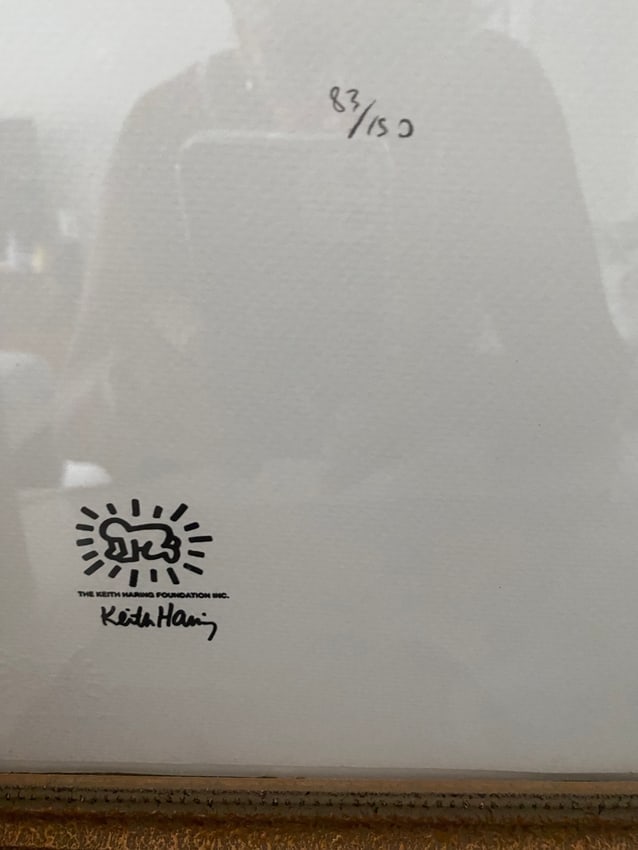 Keith Haring Lithograph on thick paper numbered 85/150 - 2