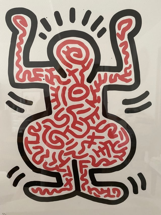 Keith Haring Lithograph on thick paper numbered 85/150 - 4