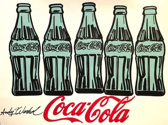 Andy Warhol Mixed Media on Paper. On verso (1 of 2)