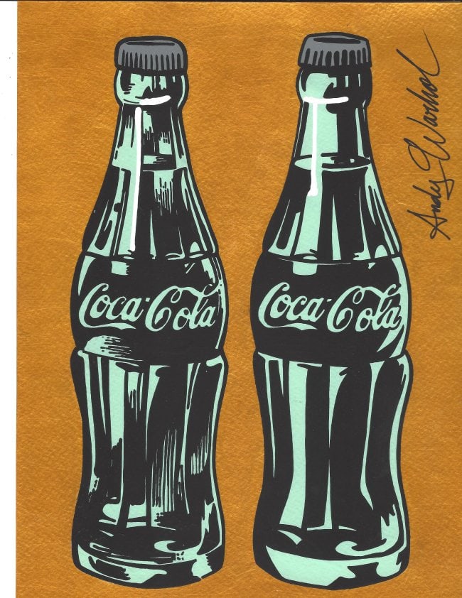 Andy Warhol Mixed Media on Paper (1 of 2)