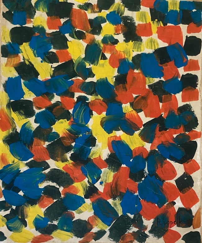 LLorelle Old 20th Century Modern Art Painting on Canvas: LLorelle Old 20th Century Modern Art Painting on Canvas (After)Artist. Sold as is.No Documents or COA Approx size:22 x 15 inches. Good Condition .We pack & Ship for you. We take care of the shipping s