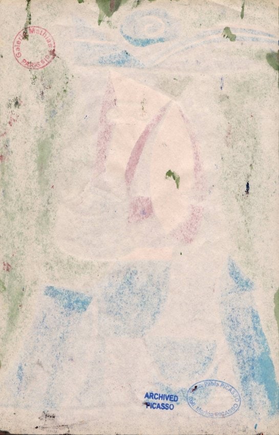 Pablo Picasso Mixed Media on Paper.After (artist) - 2