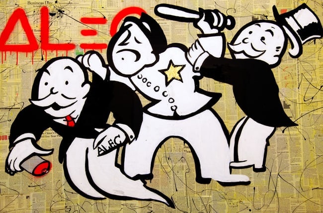 Alec Monopoly Pop Art Print: Alec Monopoly Pop Art Print size:12 x 17.Paper: Fine art 300 gsm paper embossed .WE OFFER IN-HOUSE SHIPPING VIA USPS PRIORITY MAIL