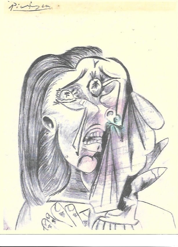 Picasso Art ink Print on High Quality Paper: Picasso Art ink Print on High Quality Paper.Stamp on verso- NY Private Collection.`Paper Size - 11 x 8 1/2 Inches.Good Condition. We pack & Ship for you. We take care of the shipping services in house