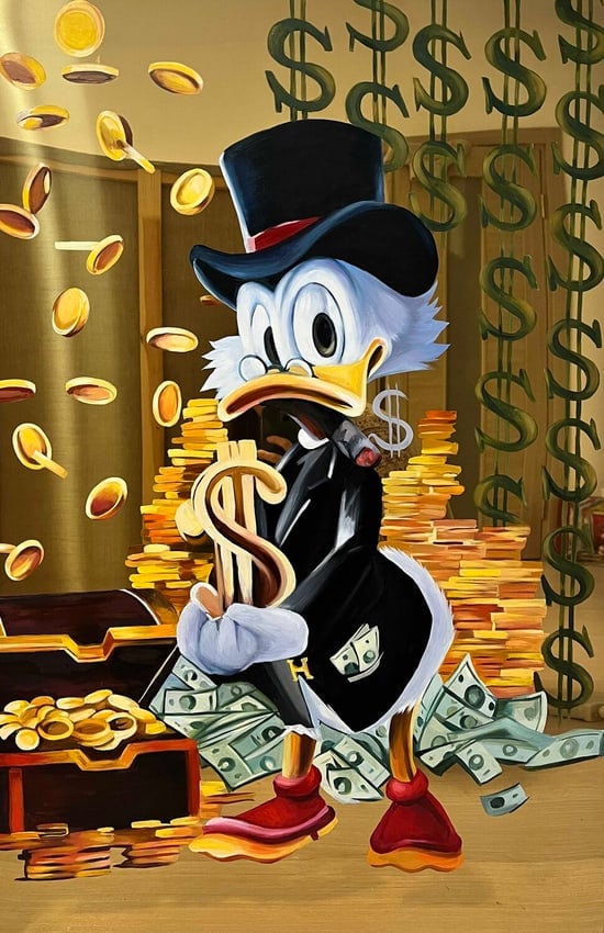 Scrooge Alec Monopoly Pop Art Print (1 of 1)
