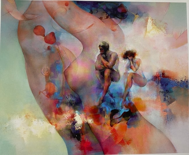 ERNESTO GARCIA PENA LITHOGRAPH on Thick Paper (1 of 2)