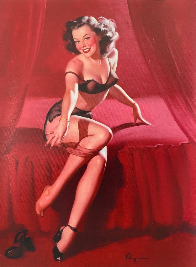Elvgren Print on Canvas (1 of 1)
