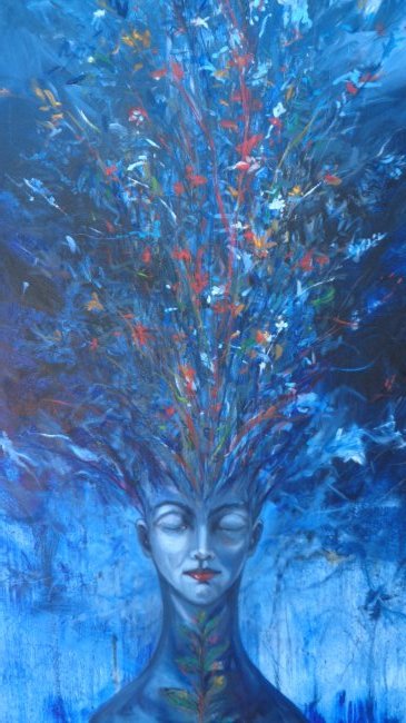 Jesus Rivera Cuban Master Expressionism Figurative 3D: Jesus Rivera Cuban Master Expressionism Figurative Lady Oil Painting SignedThis fine piece is signed by the artist The purchased of the Art Work you will receive a Certificate of Authenticity signed b