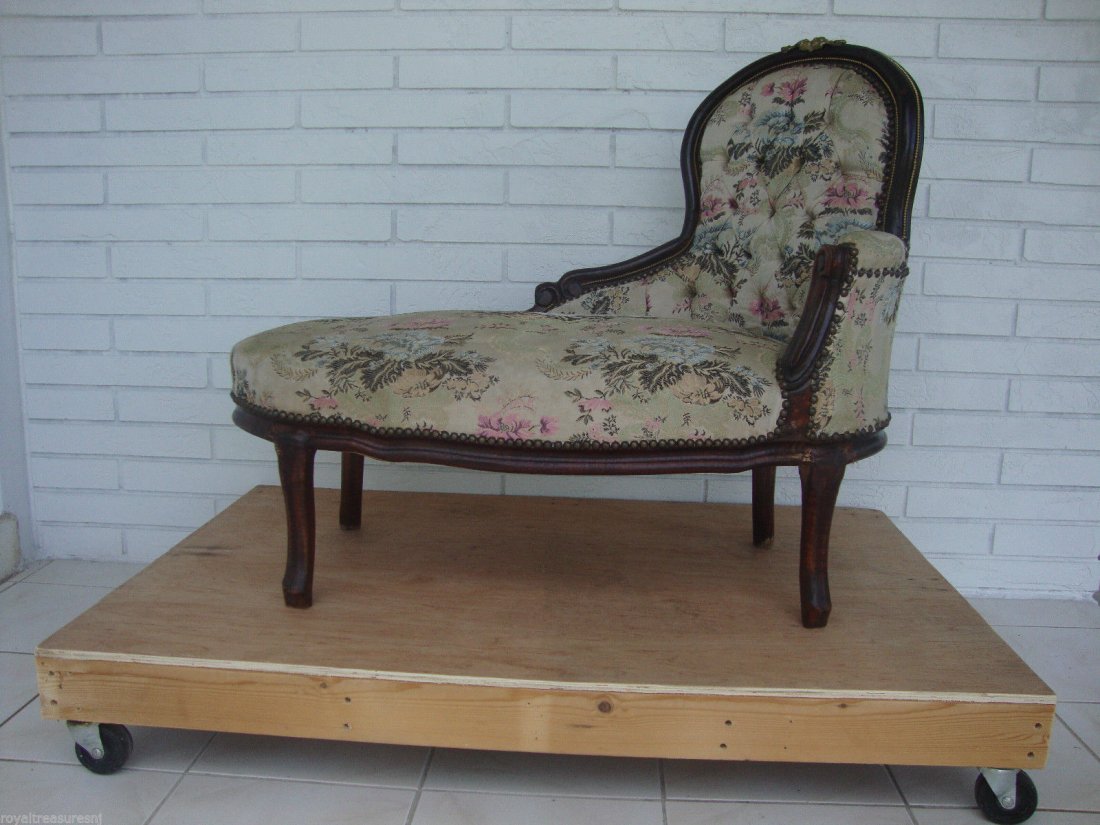 265 Petite -Doll Couch Chaise Lounge Chair Recliner 40" (1 of 5)