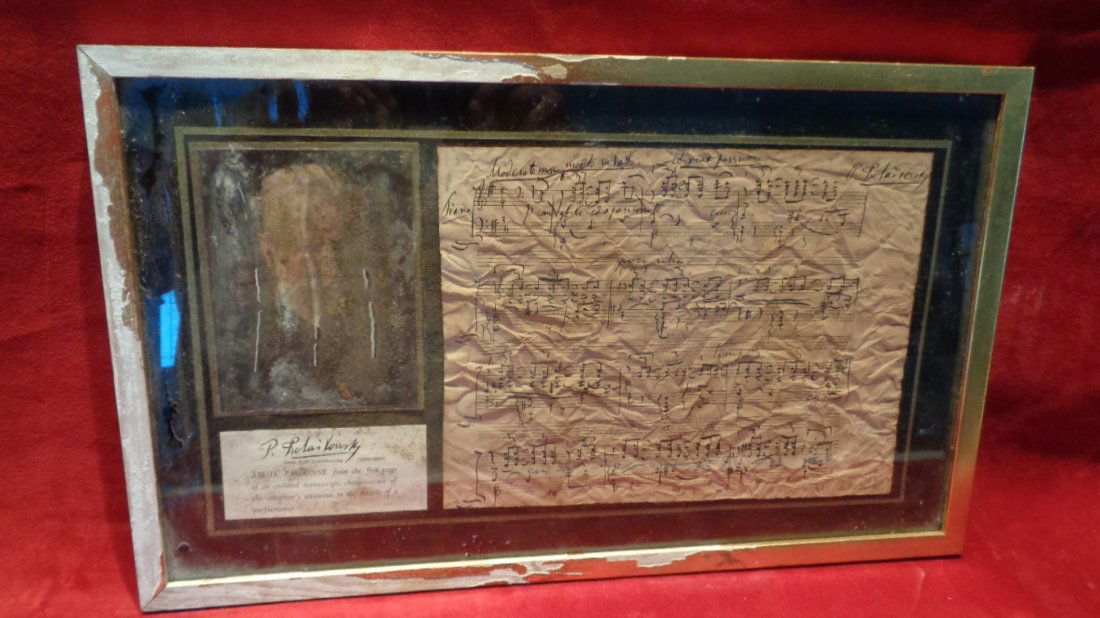 Peter Hich Tschaikousky 1840-1893. Framed Photo and (1 of 1)