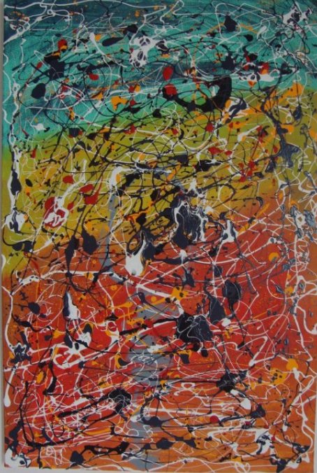 R Medina (1958 Ameri Born) New York - Original Colorful (1 of 1)