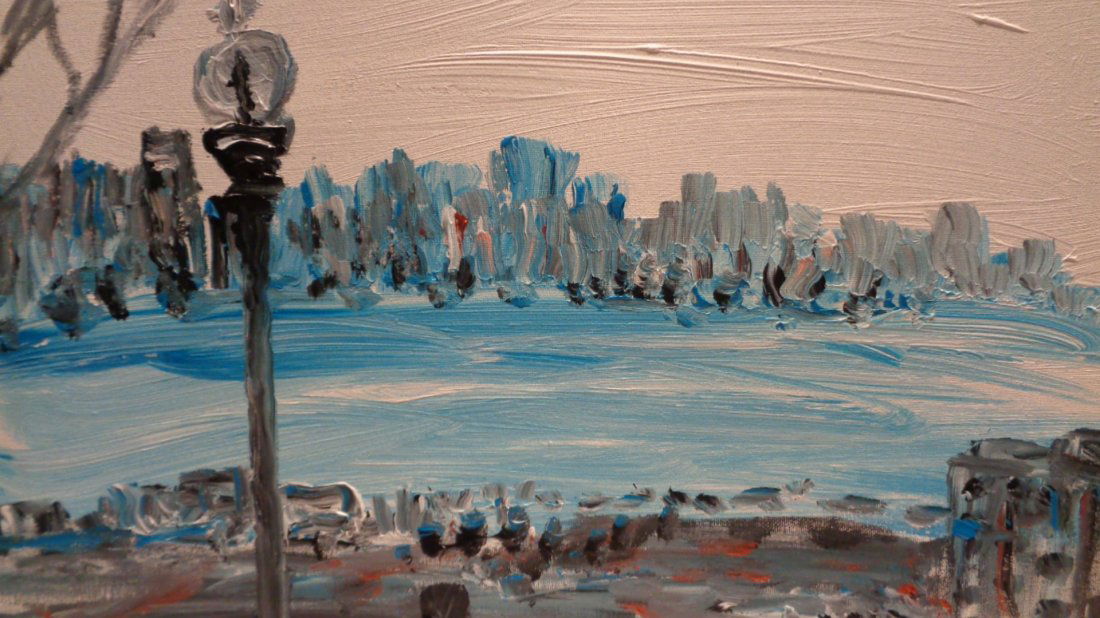 Robert Sundholm(1941 Ame-NY)Impressionism Plain Air (1 of 2)