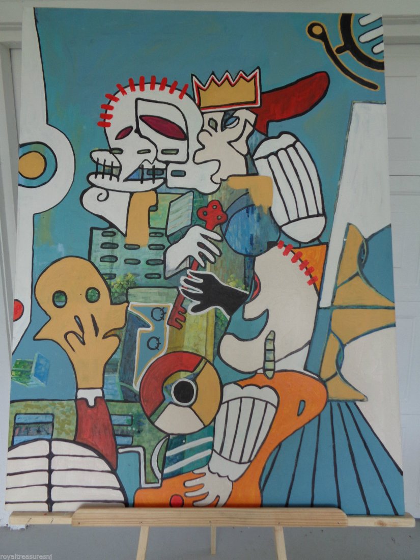 OG Signed Code 52 Contemporary Figurative Painting (1 of 3)