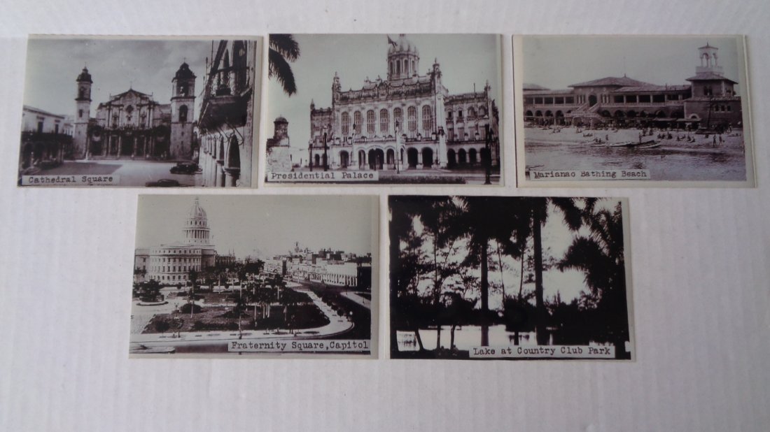 Lot of Cuba Photos Images Before Castro's Revolution: Cuba Photos Images Before Castro's Revolution. Presidential Palace--Fraternity Square, Capitol-Lake at Country Club ParkCathedral SquareMarianao Bathing Beach - Photo Size: 6"x4" - Colors: White and B