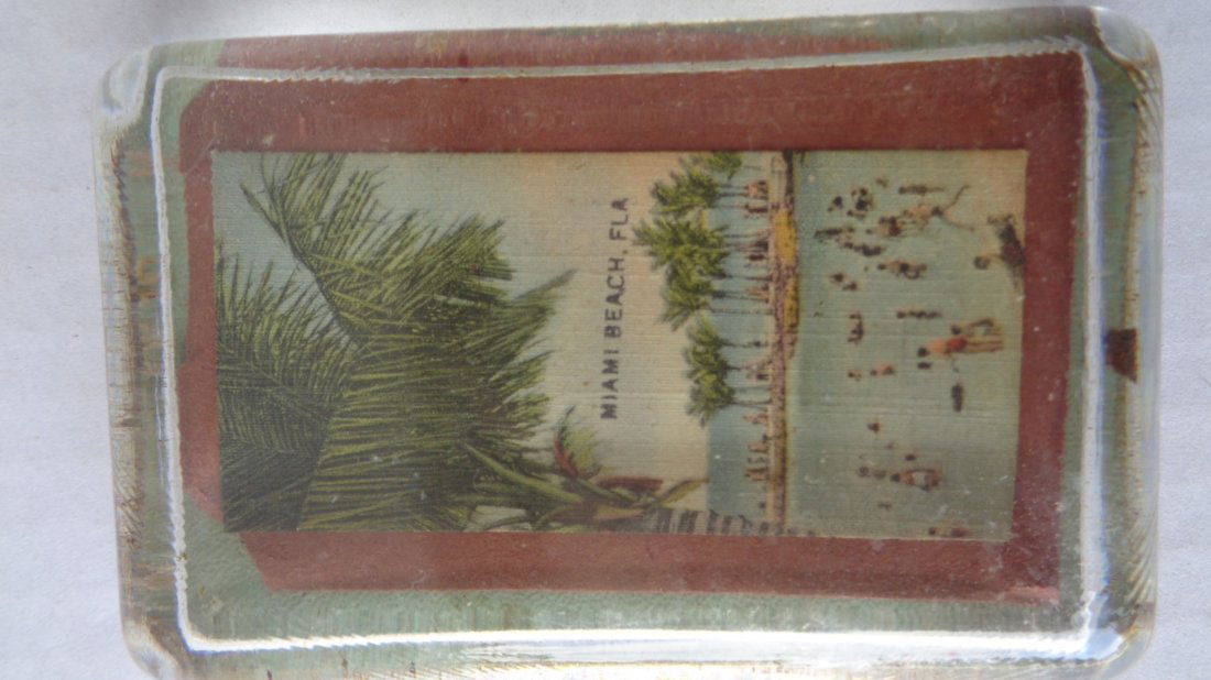 Vintage Miami Beach, Florida Paper Weight (1 of 1)