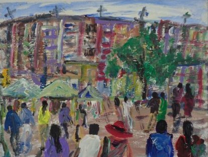 Robert Sundholm(1941 Ame-NY)Impressionism New York (1 of 1)