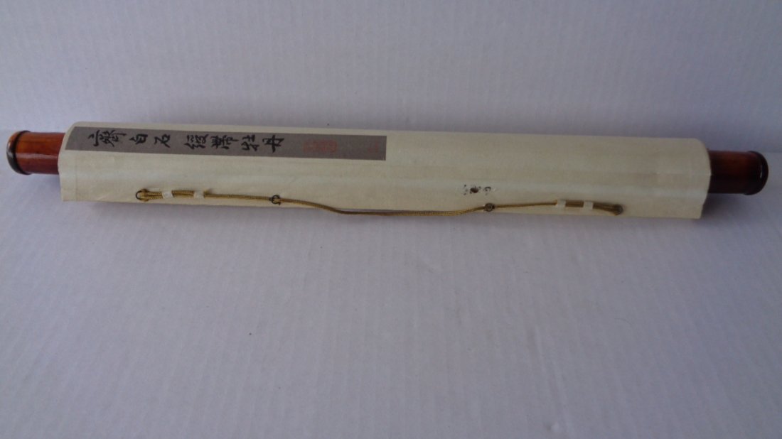 Fine Old Hand Painted China Chinese Ink Painting Scroll (1 of 4)