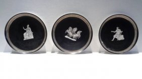 Royal Bayreuth Corinthian Ware Black Plate Warriors (1 of 1)