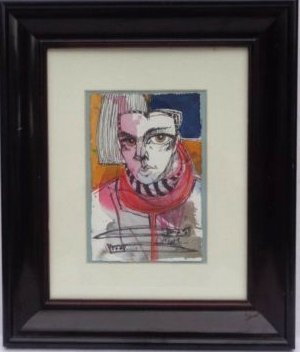 Original Hand Painted J. Rivera Signed - Framed (1 of 1)