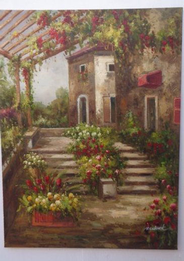 Large Hand Painted Oil Painting on Canvas 36x48 (1 of 1)