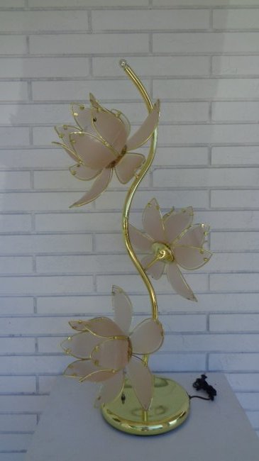 Retro Lotus Flower Floor Lamp: Nov 20 Floor Lamp 2 Flowers White Lotus Flower