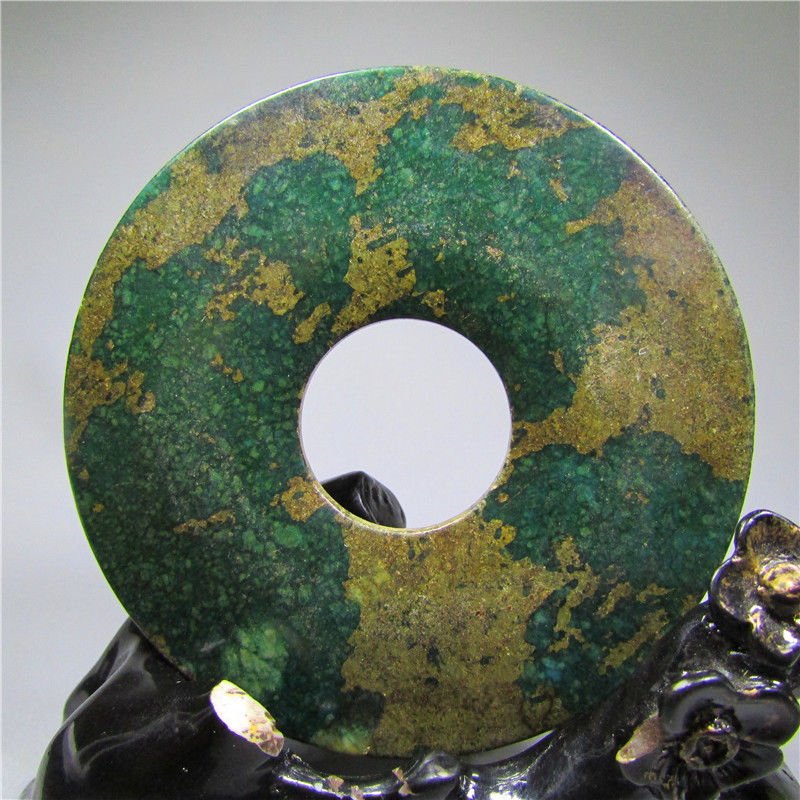 Large Natural Ancient Old Jade Bi (1 of 10)