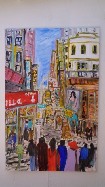 R. Sundholm (1941 Ame) 42 st 8th ave Plain Air Painting (1 of 3)