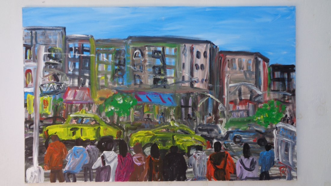 R. Sundholm (1941 Ame) 9 th Ave New York City Plain Air (1 of 3)