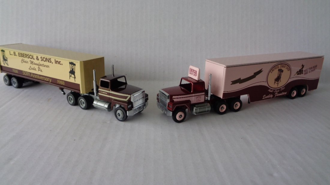 Set of 2 Winross Metal Diecast Trailer Truck (1 of 3)