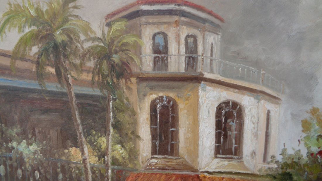 Large Hand Painted Oil Painting on Canvas 36x48 (1 of 5)