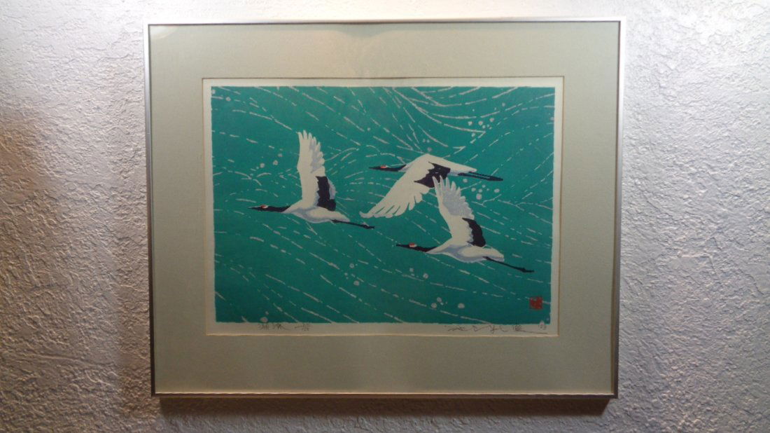 Original Linocut Pencil Signed - 24/150 (1 of 4)