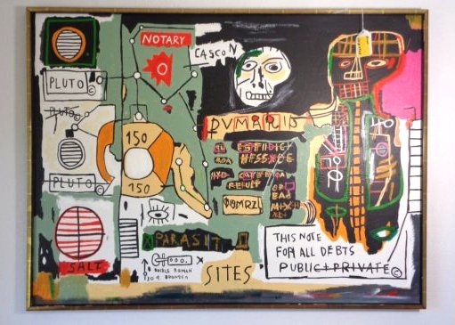 Large Contemporary Art-Basquiat New York-"Notary" (1 of 6)