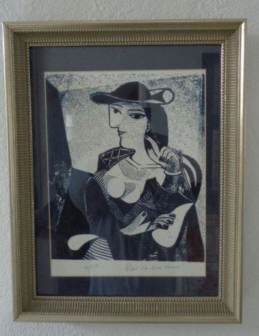 Pablo Picasso "Engraving Marie Therese" 100/250 Framed (1 of 5)