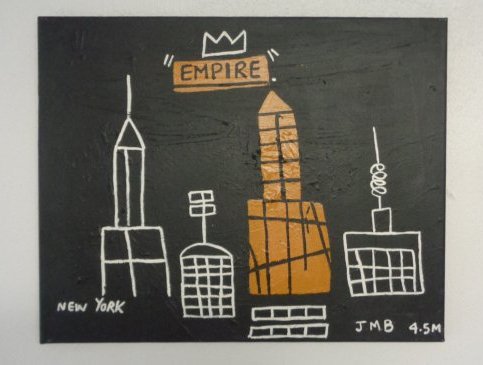 Large Contemporary Art-Basquiat-Empire-Mecca-Painting (1 of 4)