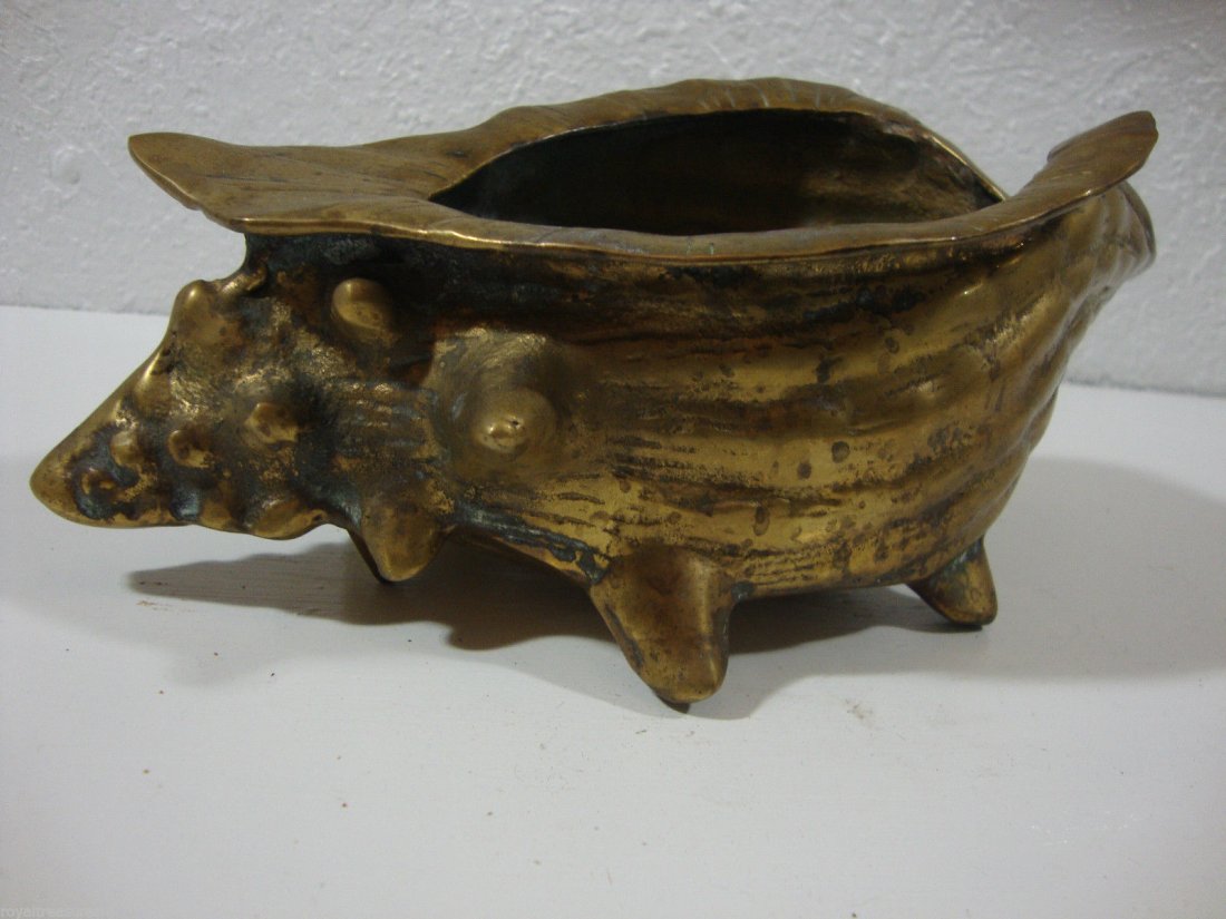 Chinese Bronze Shell Planter 1940's (1 of 6)