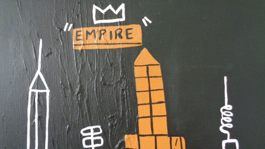 Large Contemporary Art-Basquiat-Empire-Mecca-Painting (1 of 4)