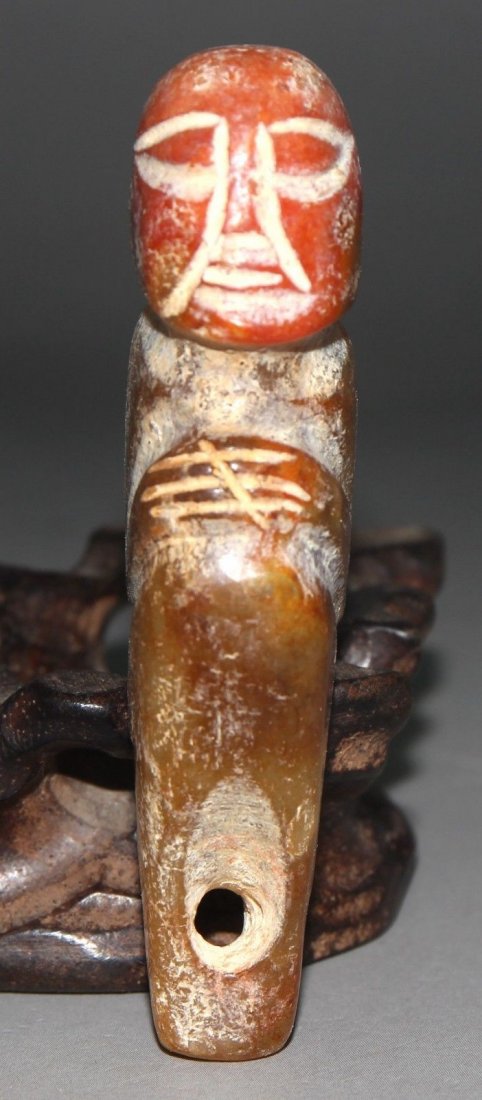 Ancient Chinese ancient neolithic hongshan jade carved (1 of 3)