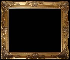 Wood Frame Ornate Antique Gold 24" x 36" #13 (1 of 1)