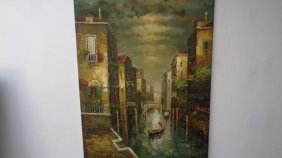 Large Hand Painted Oil Painting- 36x48 (1 of 2)