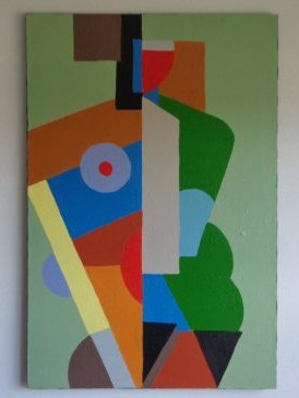 Large Contemporary Art-Picasso Cubism Painting Style (1 of 5)