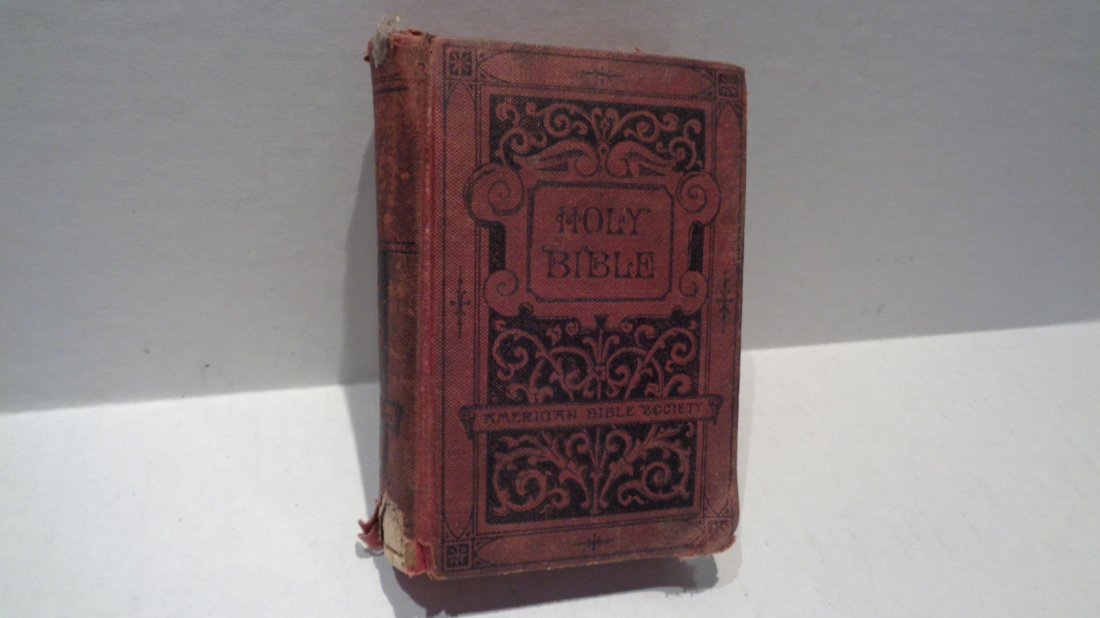 Antique Holy Bible - American Bible Society-1891 (1 of 1)