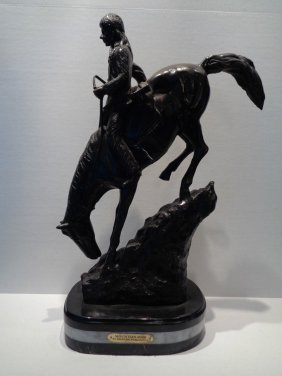 Large Remington "Mountain Man" Bronze Statue (1 of 1)